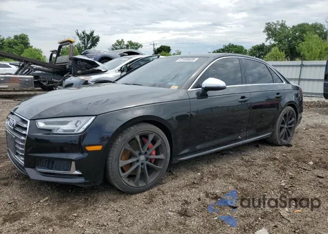 2018 Audi S4 Premium Plus из США, поврежденный, VIN WAUB4AF42JA002421